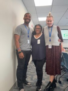 Hanging out with Dan and Andi BSAS OCHE office